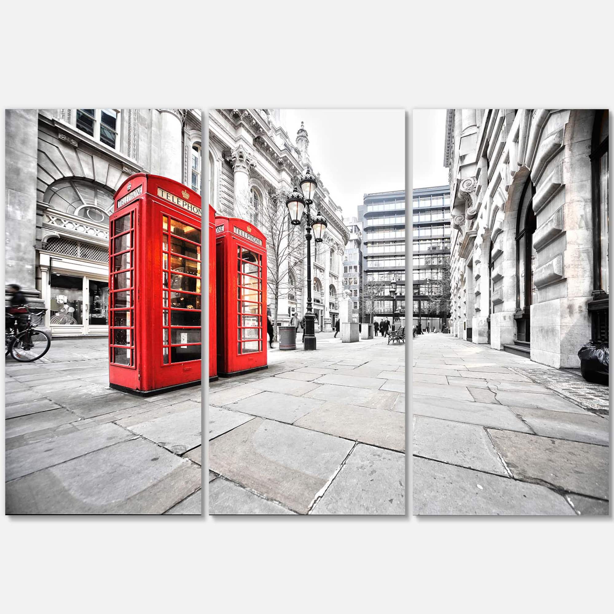 Designart - Phone Booths on Street